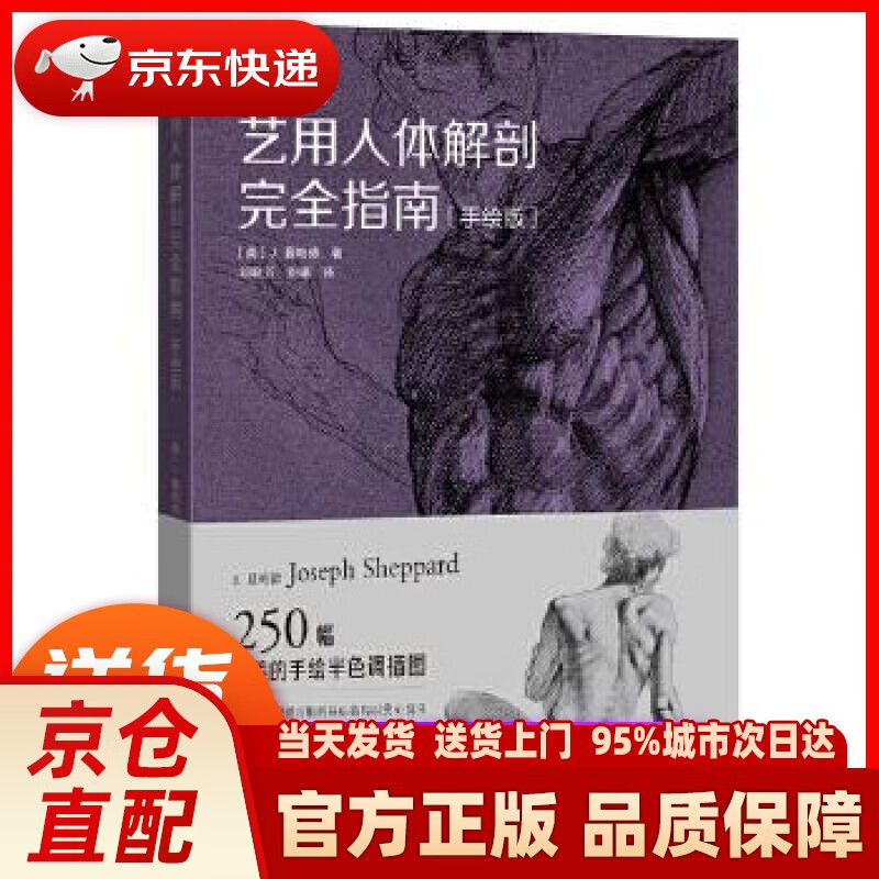 艺用人体解剖完全指南(手绘版) (美)j.