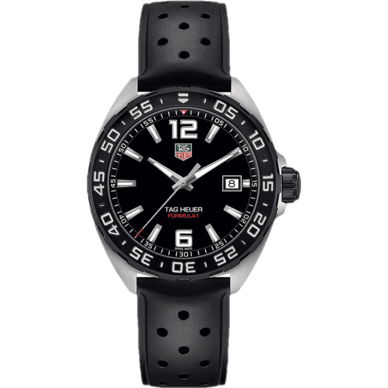泰格豪雅TAG Heuer 瑞士手表F1系列日歷賽車(chē)運動(dòng)男士石英腕表 WAZ1110.FT8023