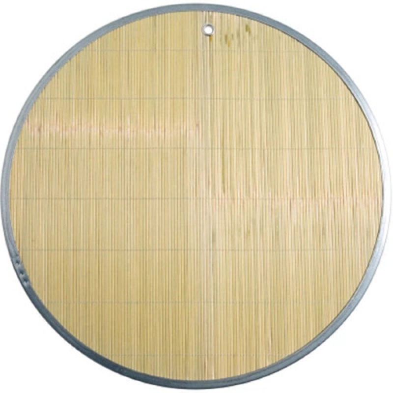 万园琦可挂式双面使用青竹饺子帘铁艺包边天然青竹家用饺子帘竹制盖帘