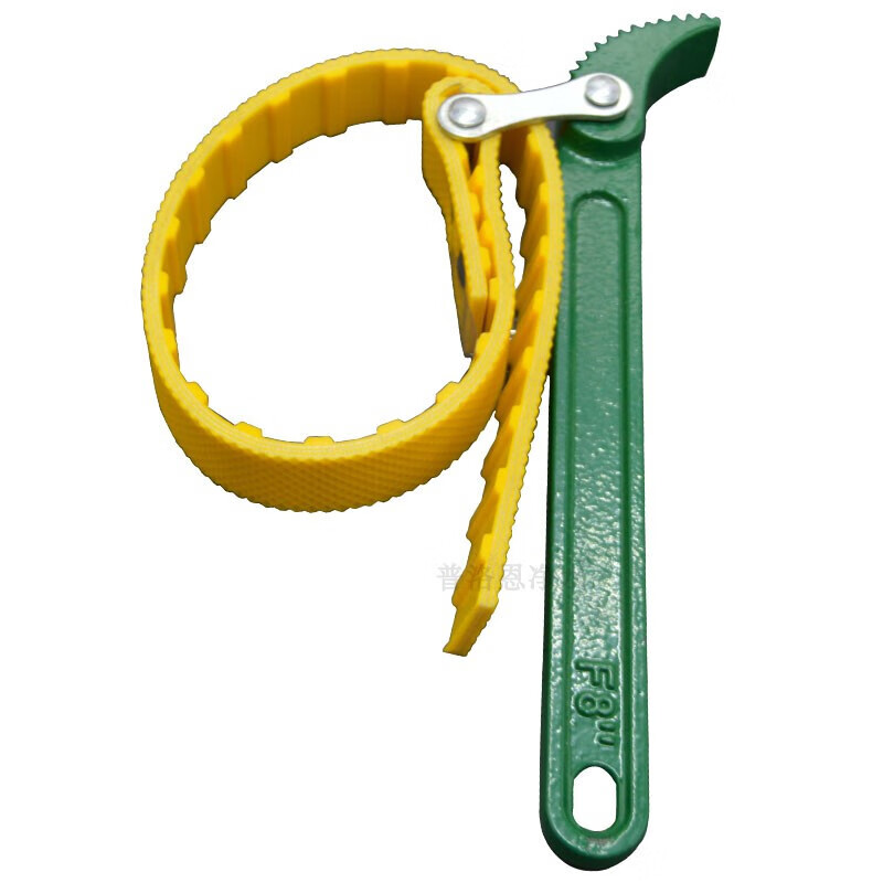 机油滤芯扳手工具虑芯机滤扳手拆滤清器可调节皮带式板手 防滑皮带8寸