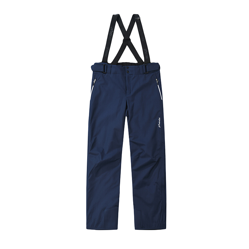 phenix菲尼克斯 國家隊系列 男女單雙板背帶滑雪褲防寒保暖滑雪服背帶褲 深海藍 XS