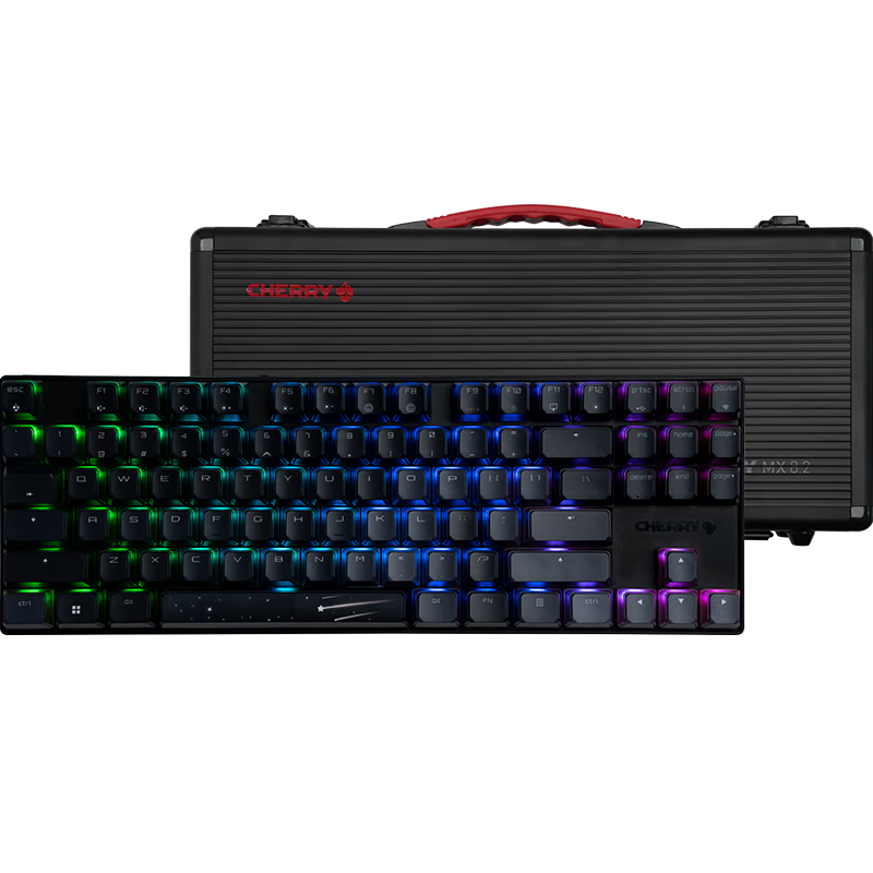 CHERRY ӣ��MX8.2 Xaga��е������ʯ������ģ�������������޶���Ϸ�羺RGB��Ч��͸PBT��ñ������̵羺 8.2PRO���߲ʹ��ɫħ�����ᣨ˫ħϵ��-���磩