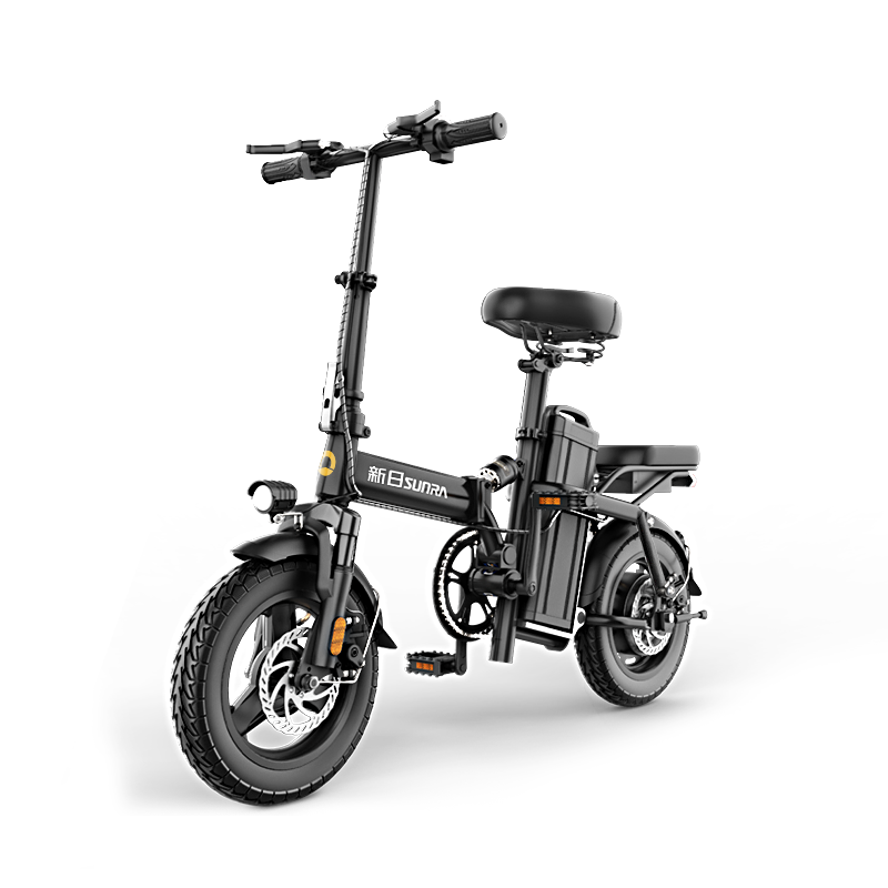 SUNRA 新日 轻活H1 电动自行车 TDT2150Z 48V288wh锂电池 黑色 高端版