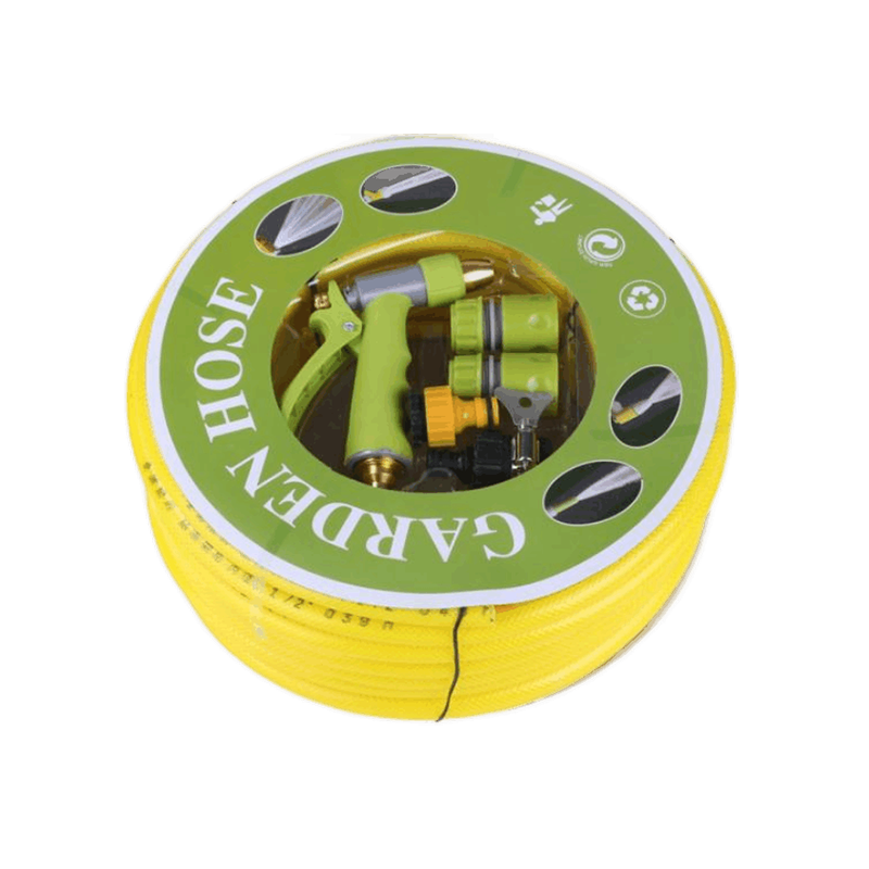 九千谷澆花水管洗車水槍水管軟管澆水槍高壓水管套裝20m6034