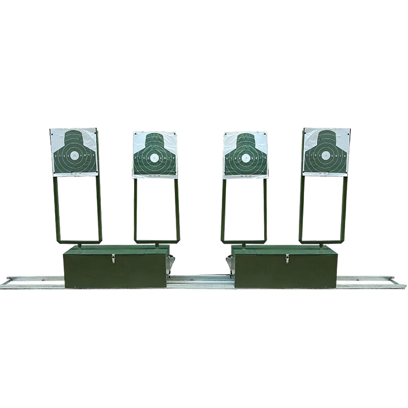 三匠 运动旋转靶机2靶位 室外射击训练移动靶机打靶器材