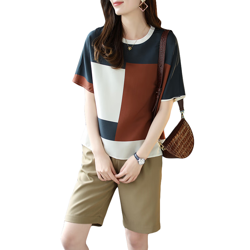 ɯ�ݶ��޴���Ůװ����Ů��mm2024��װ��Ʒ�����ڶǰٴ����T��Ů����18075 ����ɫ-Ԥ��7�췢�� XL����140-160�ﴩ��