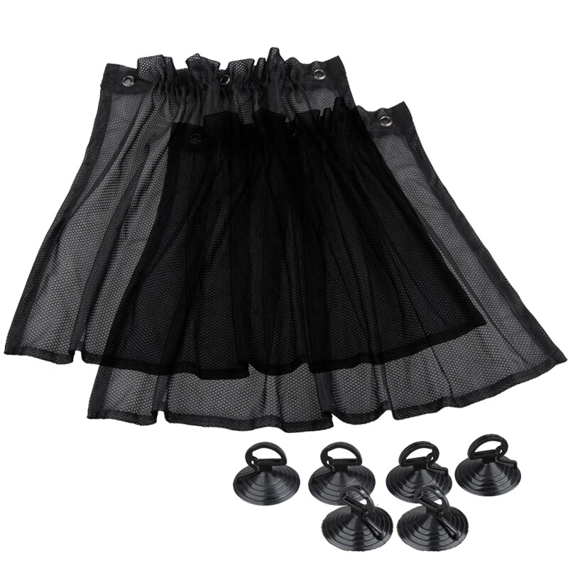 网格黑色 一对装(2车窗)