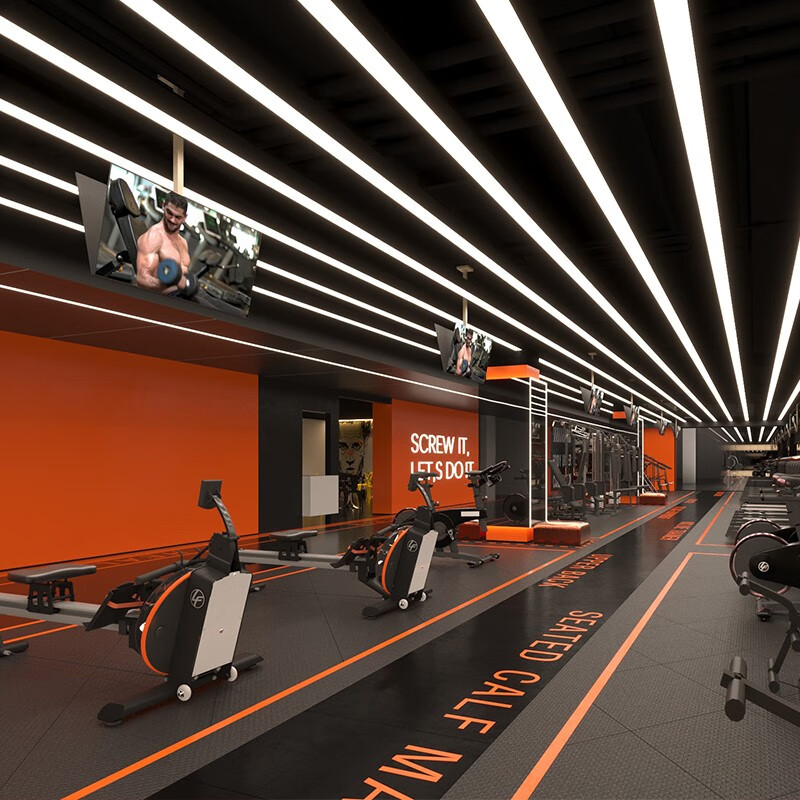 梵可森 无缝拼接led长条灯办公室健身房服装店铺大厅商场市工程吊灯具