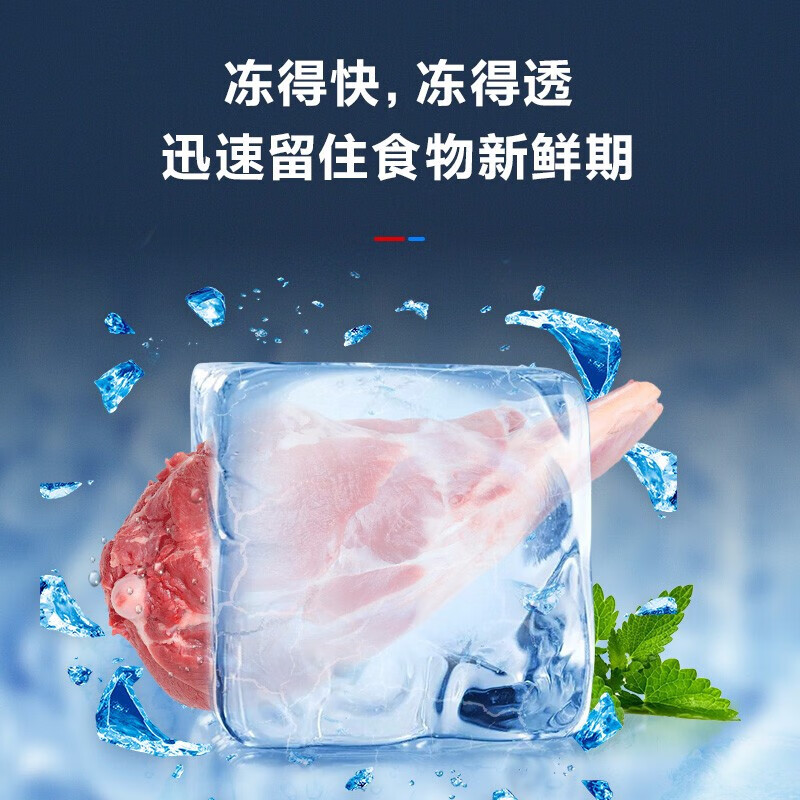 海信（Hisense）330升冰柜商用家用大容量 双温冷藏冷冻柜 节能卧式冷柜BCD-330N