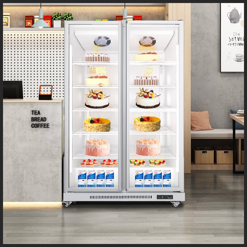 Dduomi ���׵���չʾ�� ˫��1120*580*1950mm ������˪������ر��ʹ� ǿ��������ܵ��� 3160Ԫ