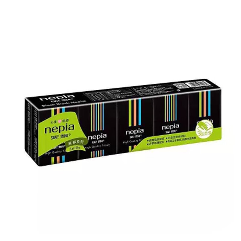 妮飘(nepia)手帕纸黑郁薄荷古龙香水味纸手帕纸巾面巾纸1条10包价格