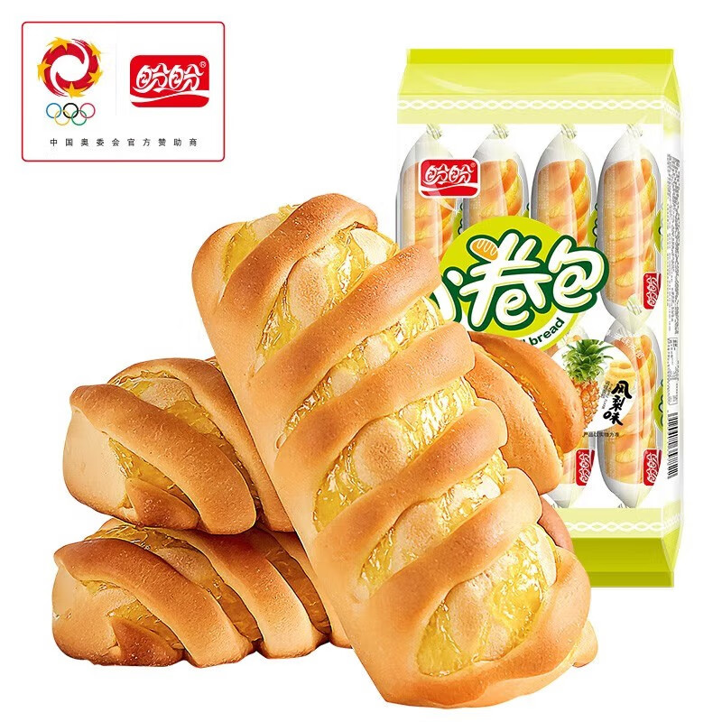 盼盼 小卷包 袋装美味早餐小面包食品 营养早餐零食夹心面包下午茶 小