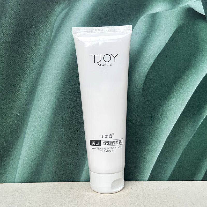 丁家宜(TJOY)美白保湿泡沫洁面乳女深层洁面补水淡斑去黄滋润护肤洗面奶 丁家宜美白保湿洁面乳100g一支