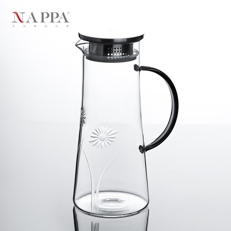 nappa高硼硅玻璃水壶凉水壶冷水壶 家用高档大容量joy系列  joy单壶