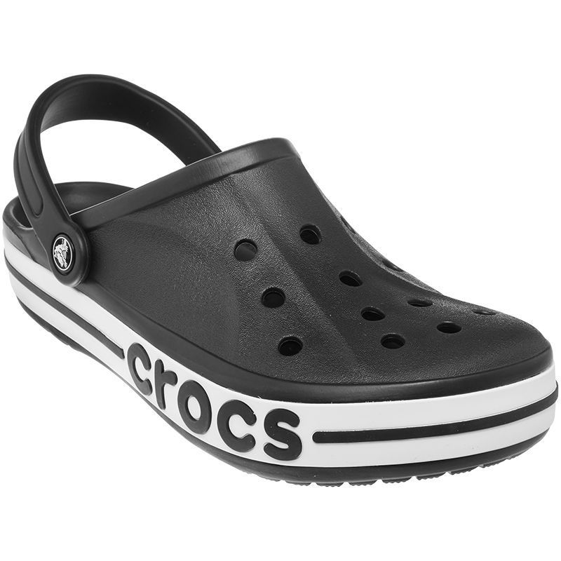 卡骆驰洞洞鞋贝雅卡骆班轻便耐磨一脚蹬休闲鞋|205089 黑色/白色-066 43 (270mm)