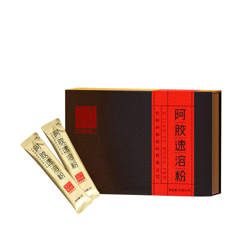 DEEJ 东阿阿胶 阿胶速溶粉3g*30袋便携易冲泡 食品礼盒