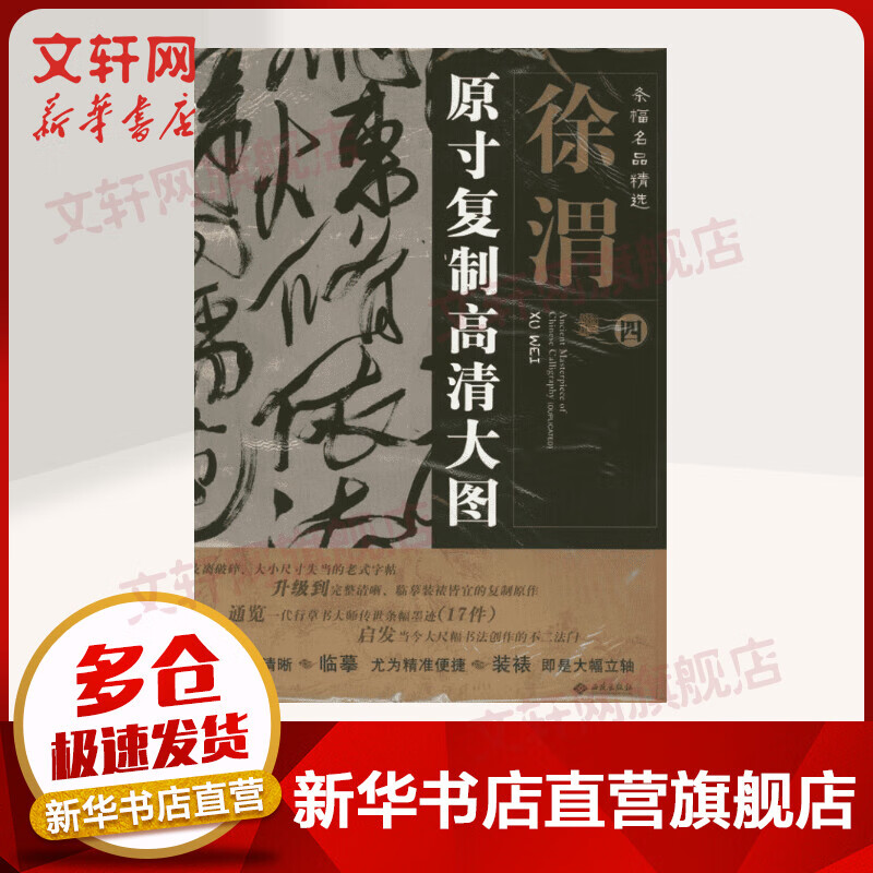 条幅名品精选.原寸复制高清大图:徐渭(4)