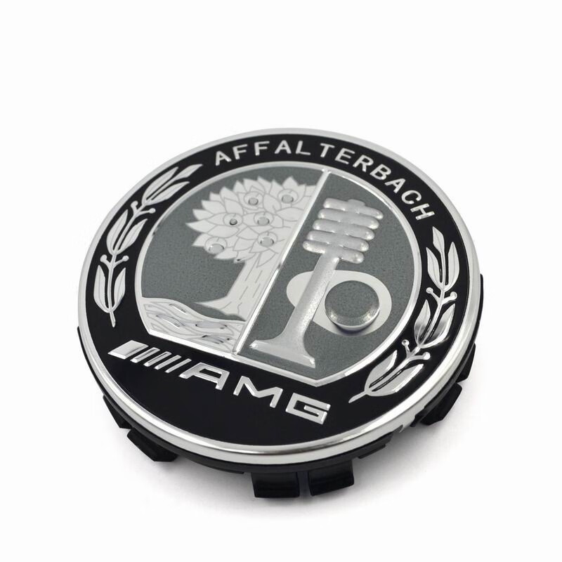 de 奔驰改装黑色amg苹果树车标轮毂盖 替换原车轮毂盖 奔驰车型通用
