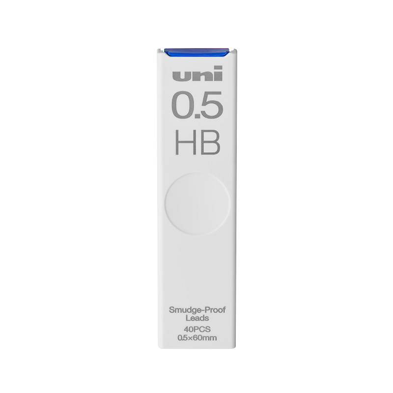 uni三菱 uni-ball UL-S 黑色HB自動鉛筆芯0.5mm活動鉛芯 40根 