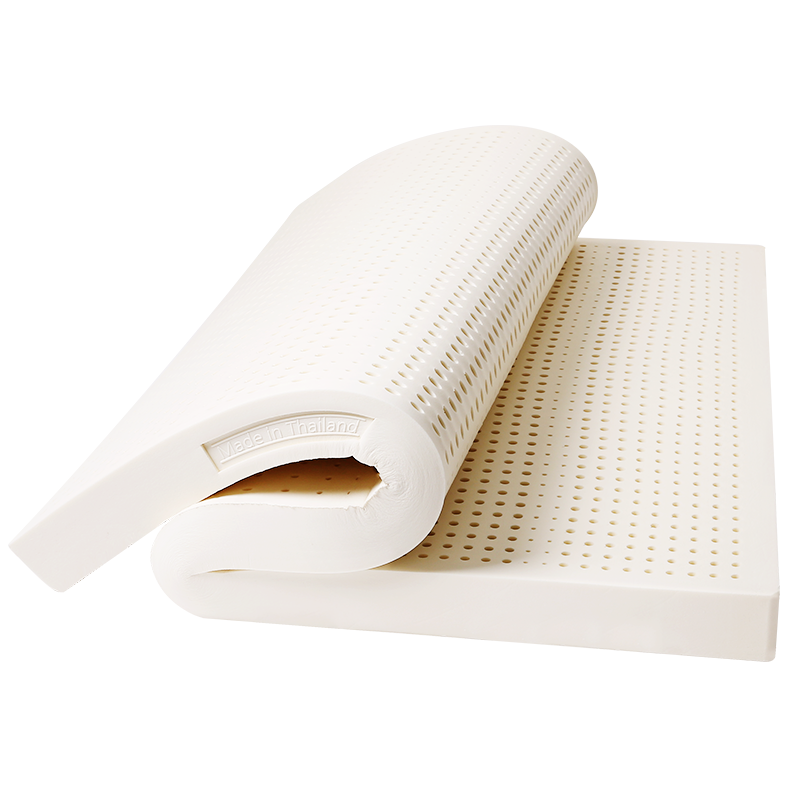 THAIAO床垫 泰国原产进口乳胶床垫 榻榻米床垫双人床垫 93%乳胶含量晚安床垫 ECO认证150*200*5cm