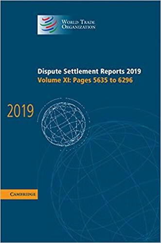 预订dispute settlement reports 2019: volume 11 pages 5635 to