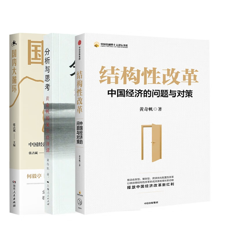 国内大循环+分析与思考+结构性改革 共3册