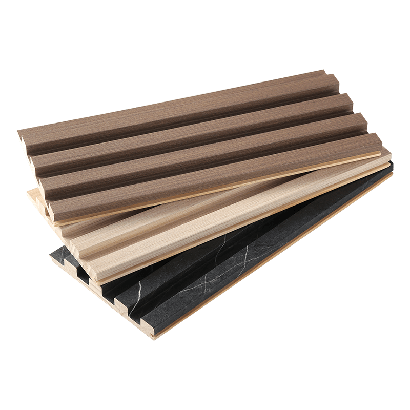 迪凡隔珊板 格栅板 实木格栅板电视背景墙生态木小长城板护墙板装饰板