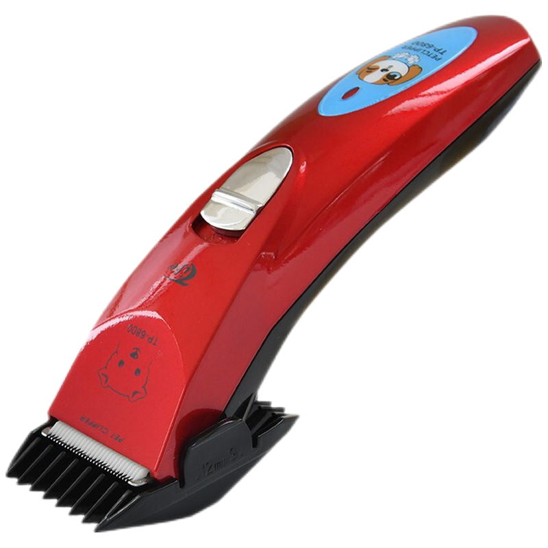 LITTLEgifts特锋6800升级版宠物理发器狗狗电推剪电剪刀 剃毛器美容用电推子 酒红色 标准套餐+1个刀头