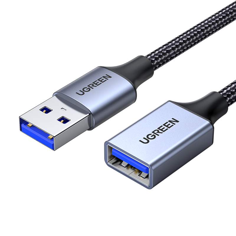 查询绿联USB30延长线公对母数据连接线高速传输适用于U盘鼠标键盘打印机分线器加长转接线铝壳编织2米10497历史价格