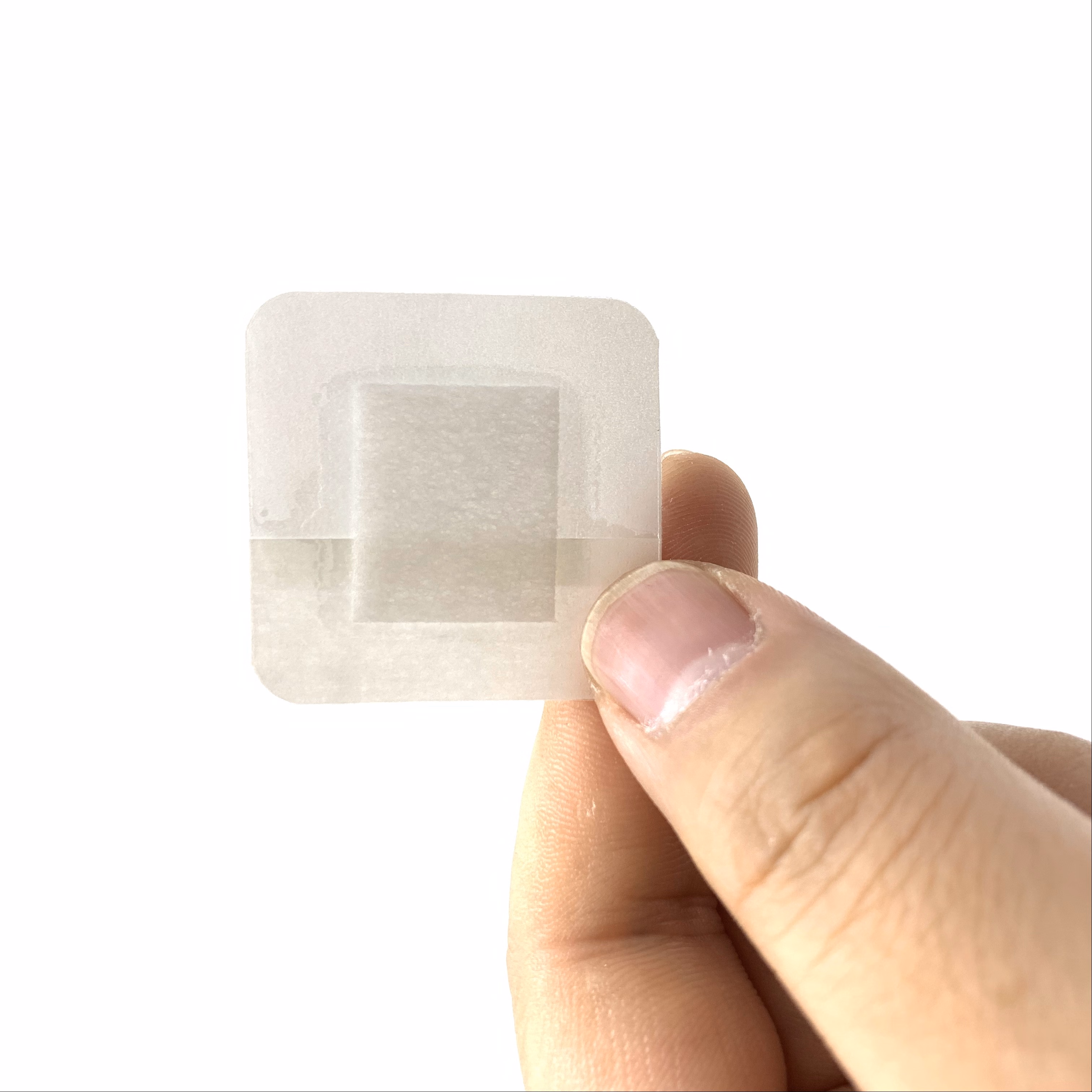 50片pu防水创可贴正方形透明创口贴小伤口洗澡粘性好3.8x3.8cm