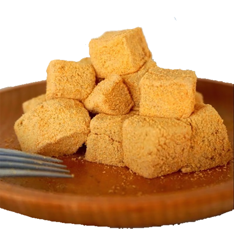 欧贤禾打糕红豆馅方糕 驴打滚 粘掌柜朝族东北特产450g即食软糯食品