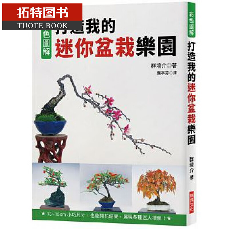 预售 台版 打造我的迷你盆栽乐园：13 15cm小巧尺寸 瑞升
