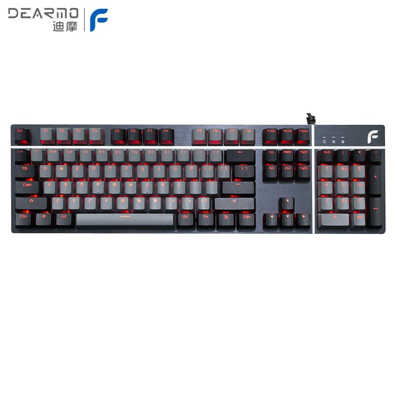 迪摩（DEARMO） F9PRO黑豹有线光轴机械键盘 (吃鸡游戏 绝地求生LOL 防水网咖键鼠套装) 迪摩F8S机械键盘