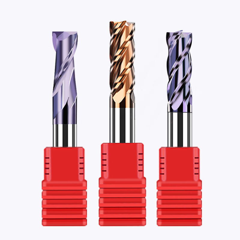 55度钨钢铣刀4刃硬质合金铣刀平底涂层加工中心CNC加长数控立铣刀 如需要2刃拍4刃备注2刃