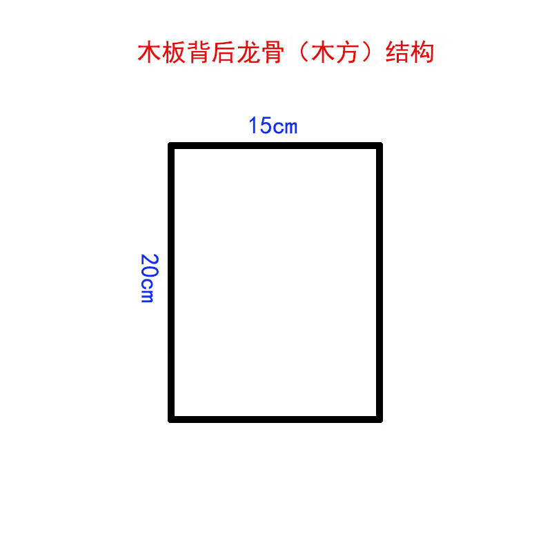 油画岩彩画板框丙烯木板画框矿物重彩水彩画材坦培拉沥粉漆画画板 15cm*20cm 成品3.4cm(龙骨3cm 木板0.4cm)