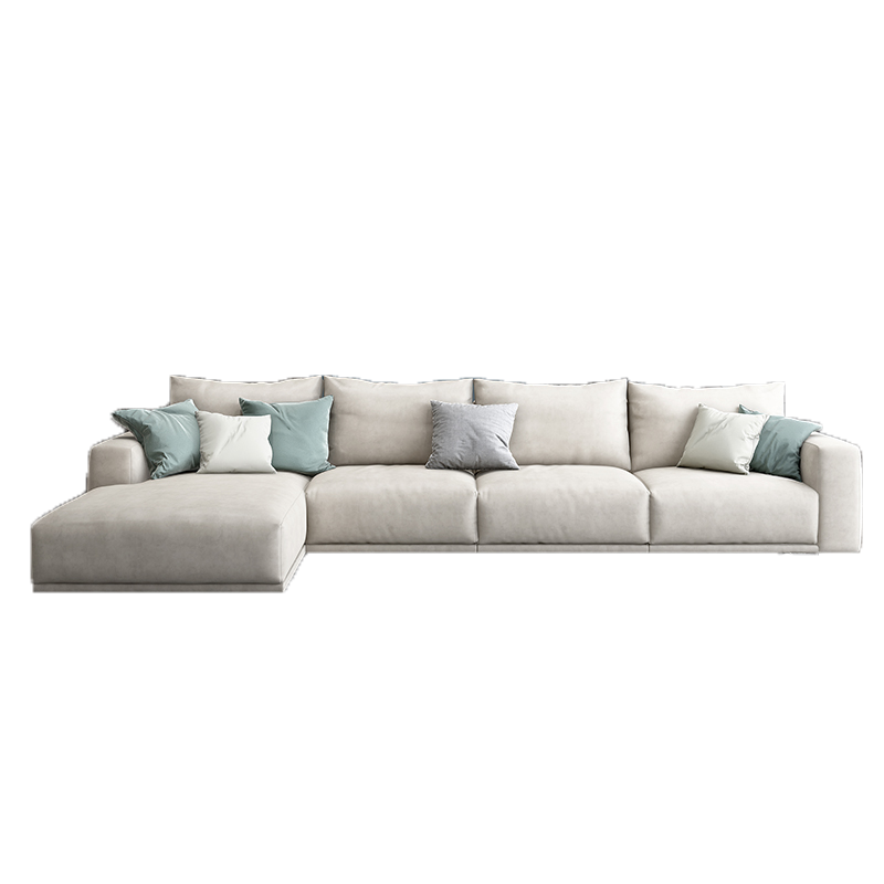 【七夕礼遇季】简奢表情 科技布沙发双人三人北欧简约现代客厅小户型贵妃组合极简布艺沙发 双人位2.1米 防水防污科技布(原浆乳胶款)