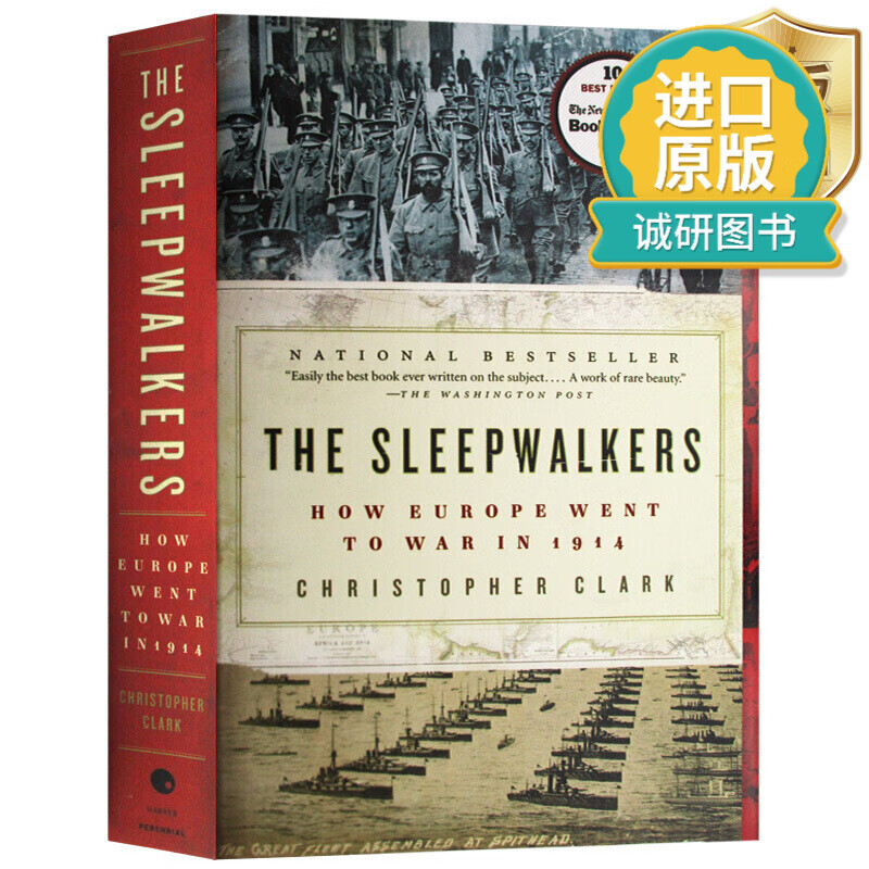 正版 英文原版 梦游者 The Sleepwalkers 历史学 1914年欧洲如何走向一战 进口英语 英文版