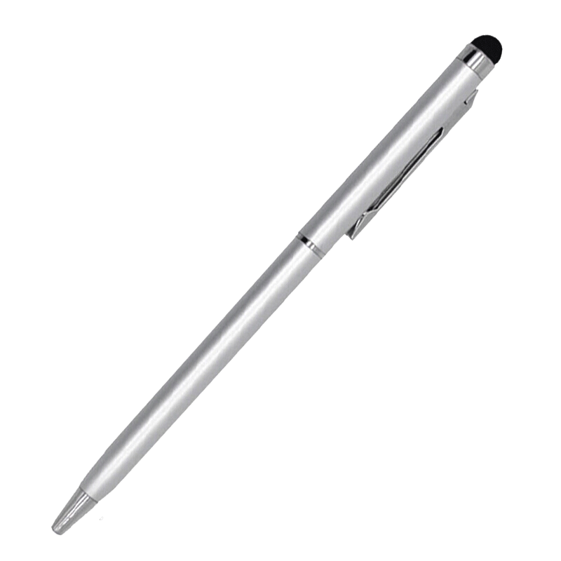 Best Coac iPad电容笔 iPad触控笔 适用苹果 安卓平板和手机 具备 圆珠笔写字功能 星光银