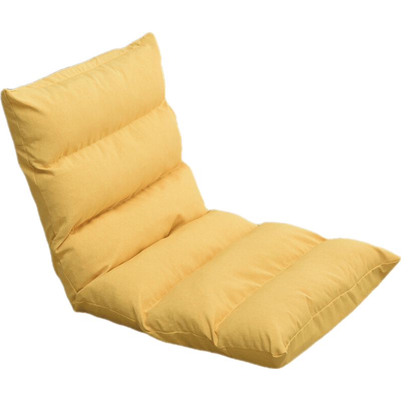 ONEVAN懒人沙发榻榻米床上靠背椅子折叠单人飘窗小沙发宿舍座椅阳台休闲 加厚款抹茶绿