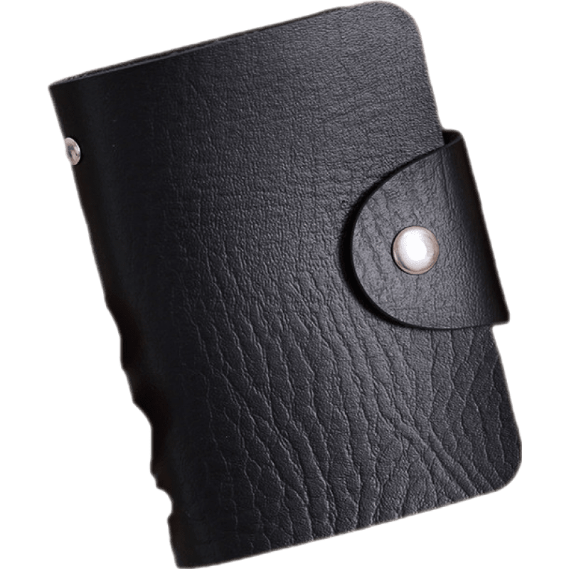 書(shū)果兒(SHU GUO ER)防消磁卡包銀行卡套多卡位男士卡包小巧女式證件包卡片包卡夾 X24卡-黑色