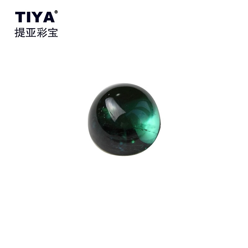 TIYA彩寶 綠碧璽 綠碧璽石 12×12×6mm綠碧璽裸石 彩寶素面碧璽  L245