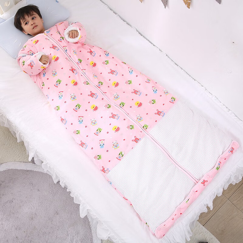 一鹭晨(yiluchen) 儿童睡袋防踢被中大童秋冬加厚6岁婴儿防踢被宝宝