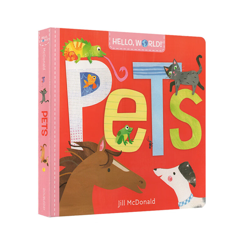 科学小世界 宠物 纸板书儿童绘本Hello, World! Pets