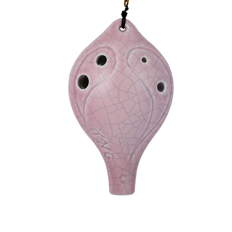 陶笛 学生入门初学 6孔长嘴陶笛 太极陶笛 儿童专业陶瓷乐器配教材