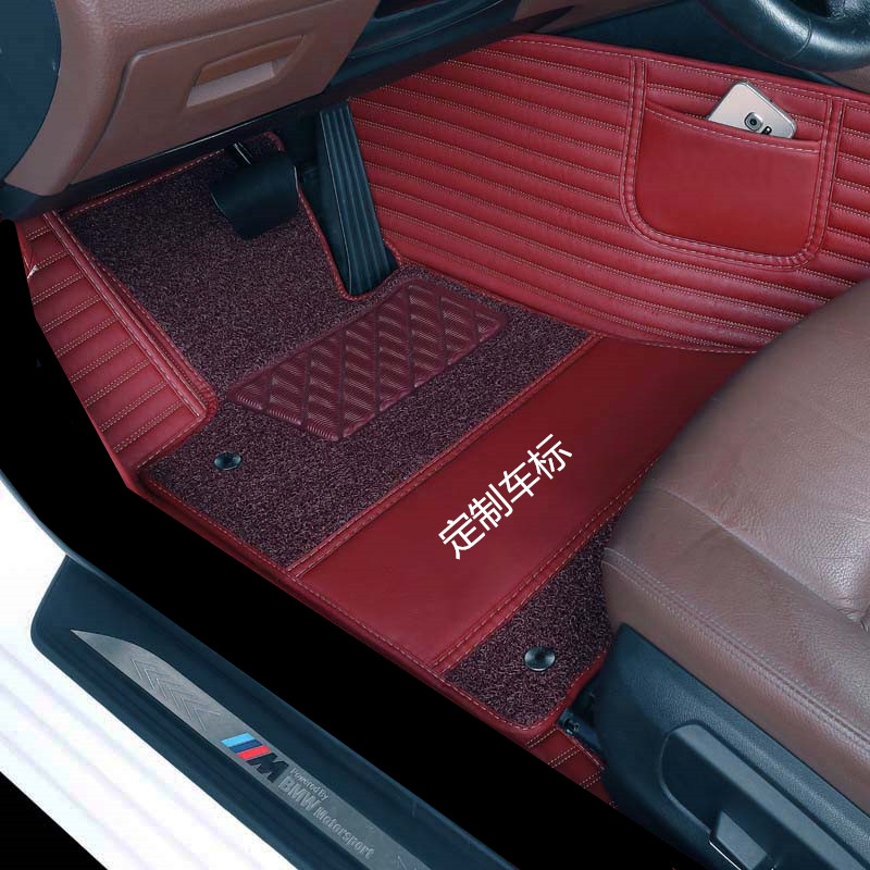 16 15 14 13 12 11 10款年捷豹xjl专用大全包围专用汽车脚垫 酒红色