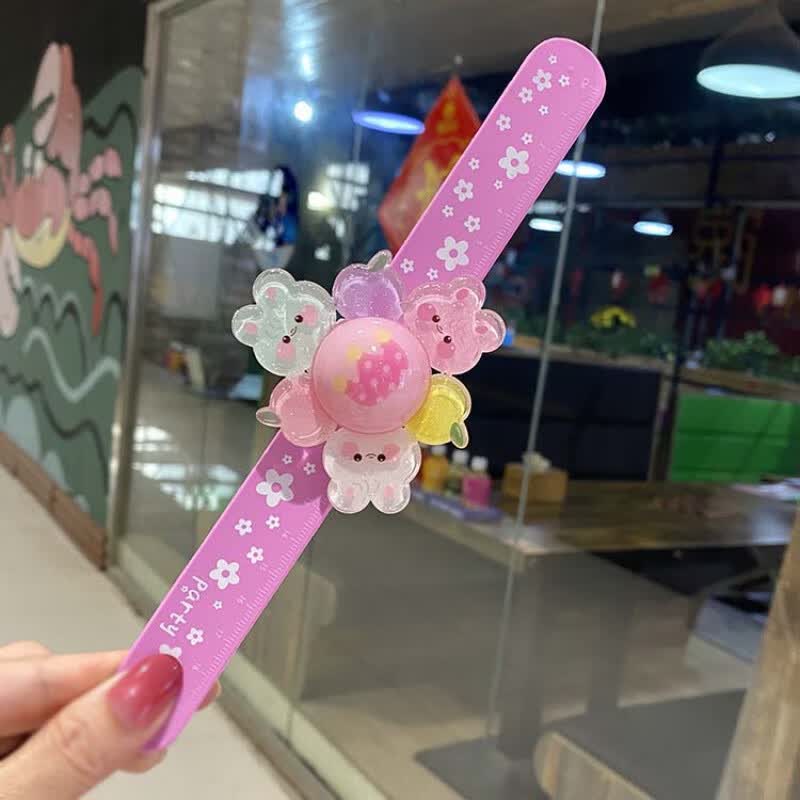 览日鸟新品  儿童手腕带手环发光有灯手镯可爱公主卡通小女孩宝宝旋转