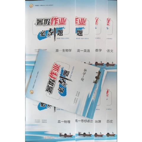 2024新版学智文化传媒有限公司 暑假作业必刷题 高一语数英各科 语数英三本