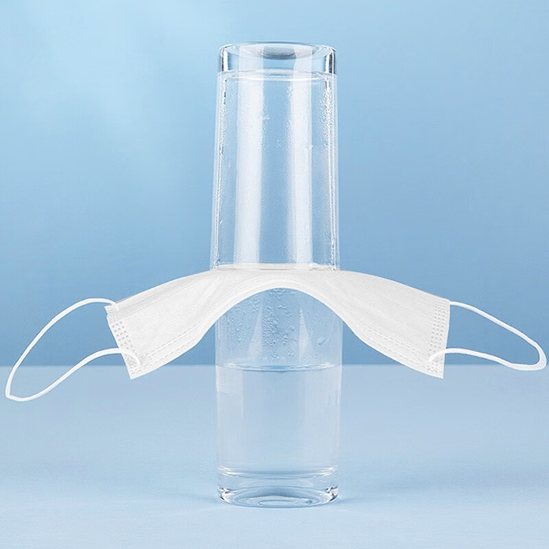 恒助儿童医用外科口罩3层95%过滤熔喷布助力开学小孩4-12岁一次性 卡通100片（白色猫咪非独立）