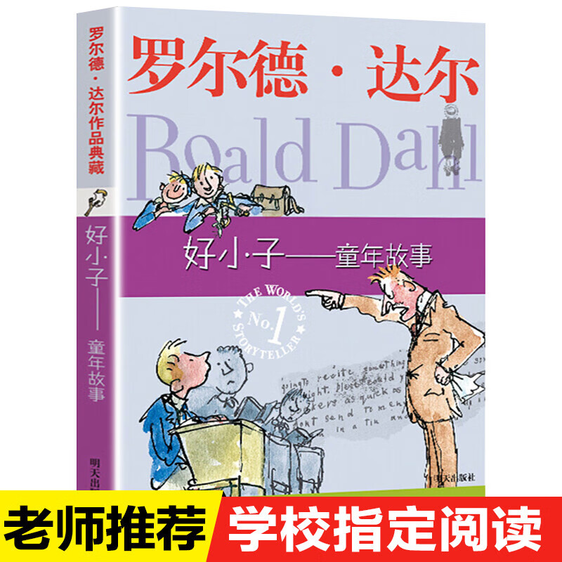好小子童年故事 罗尔德达尔作品典藏儿童文学 罗尔德达尔的作品书单本 少儿经典趣味童话 小学生课外书三四五六年级校园小说 级校园小说