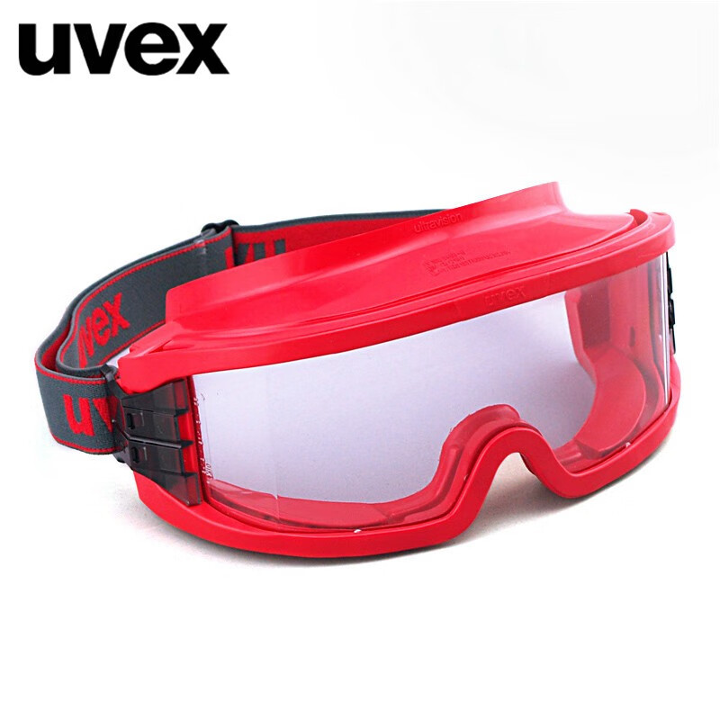 UVEX 9301-633消防耐高温防雾防冲击防化学飞溅防护眼镜 副